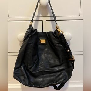 Marc by Marc Jacobs Black Soft Leather Shoulder Bag